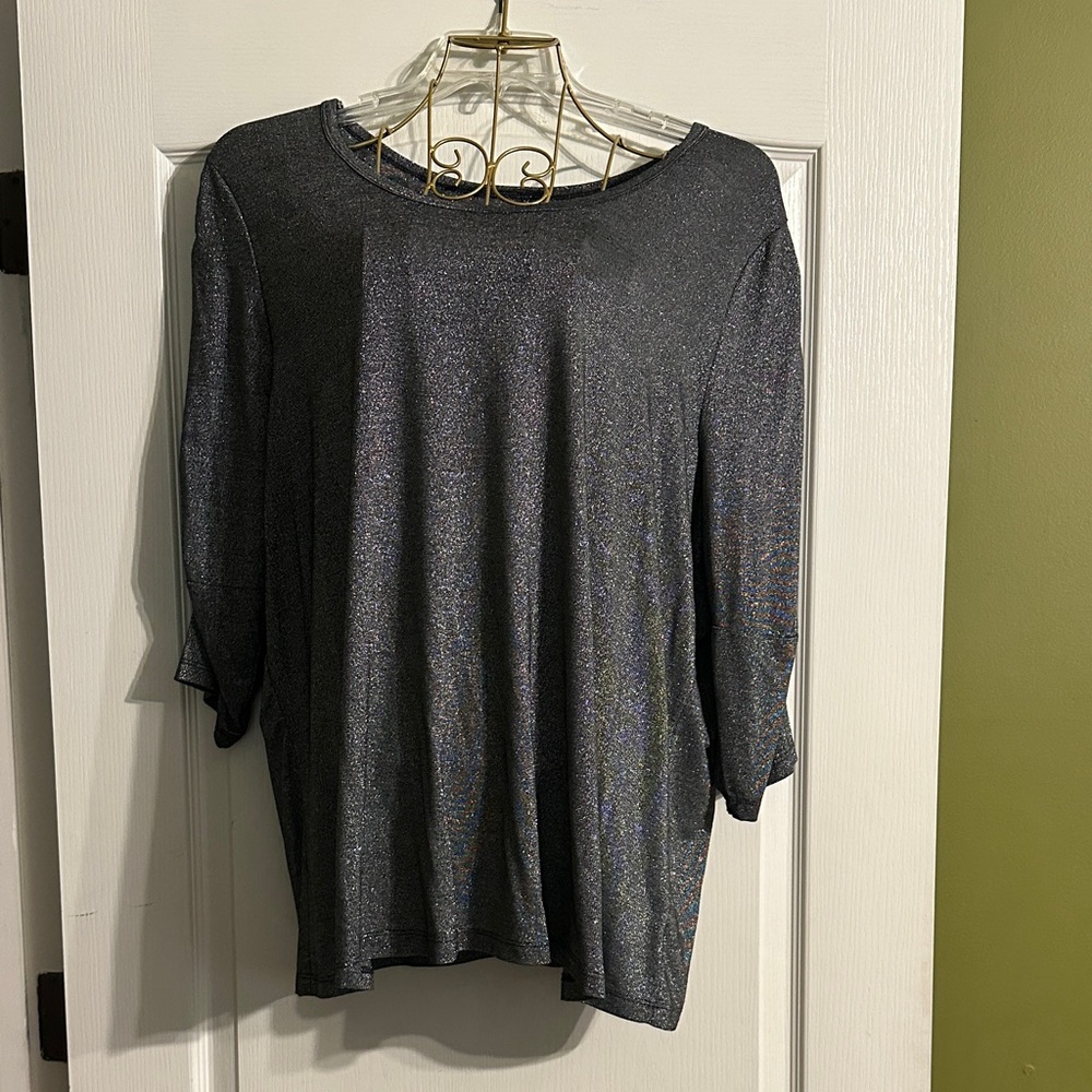 Elegant Gray Women's Top